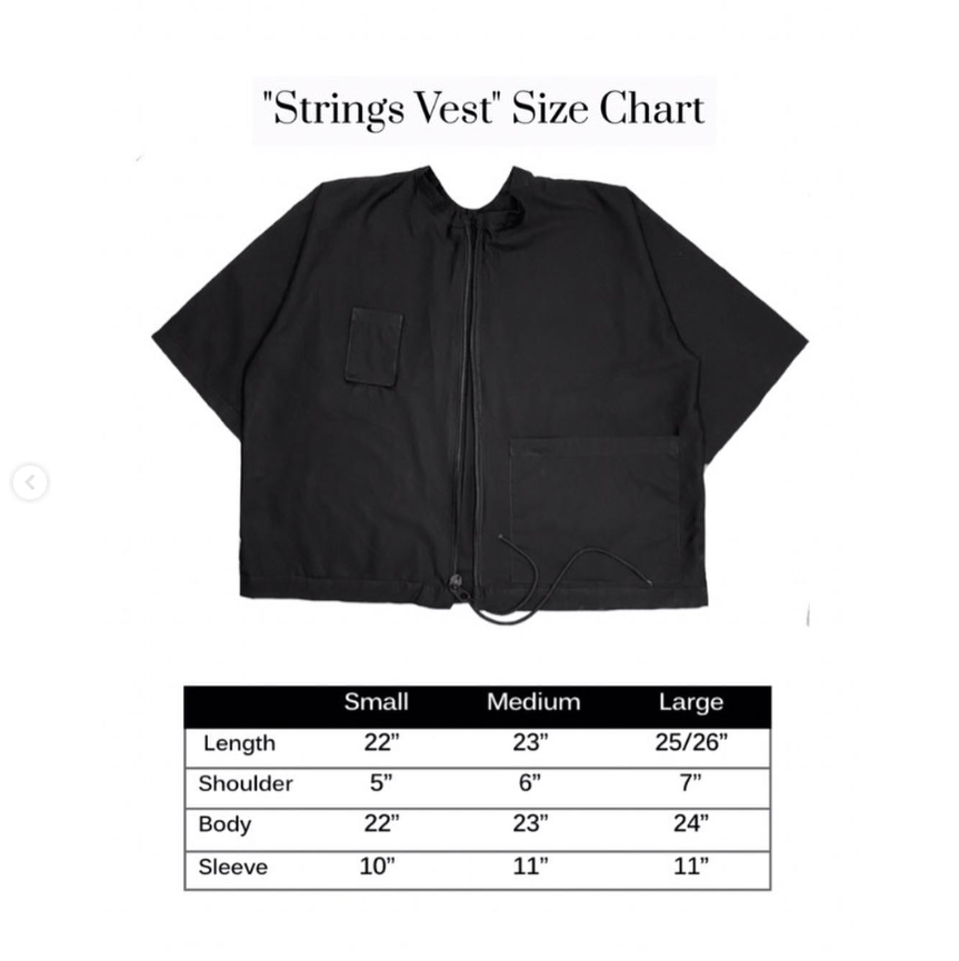 "STRINGS" vest
