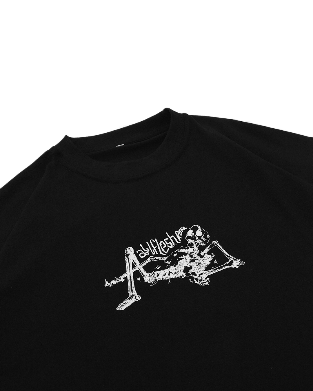 "ALL FLESH ROTS" graphic tee